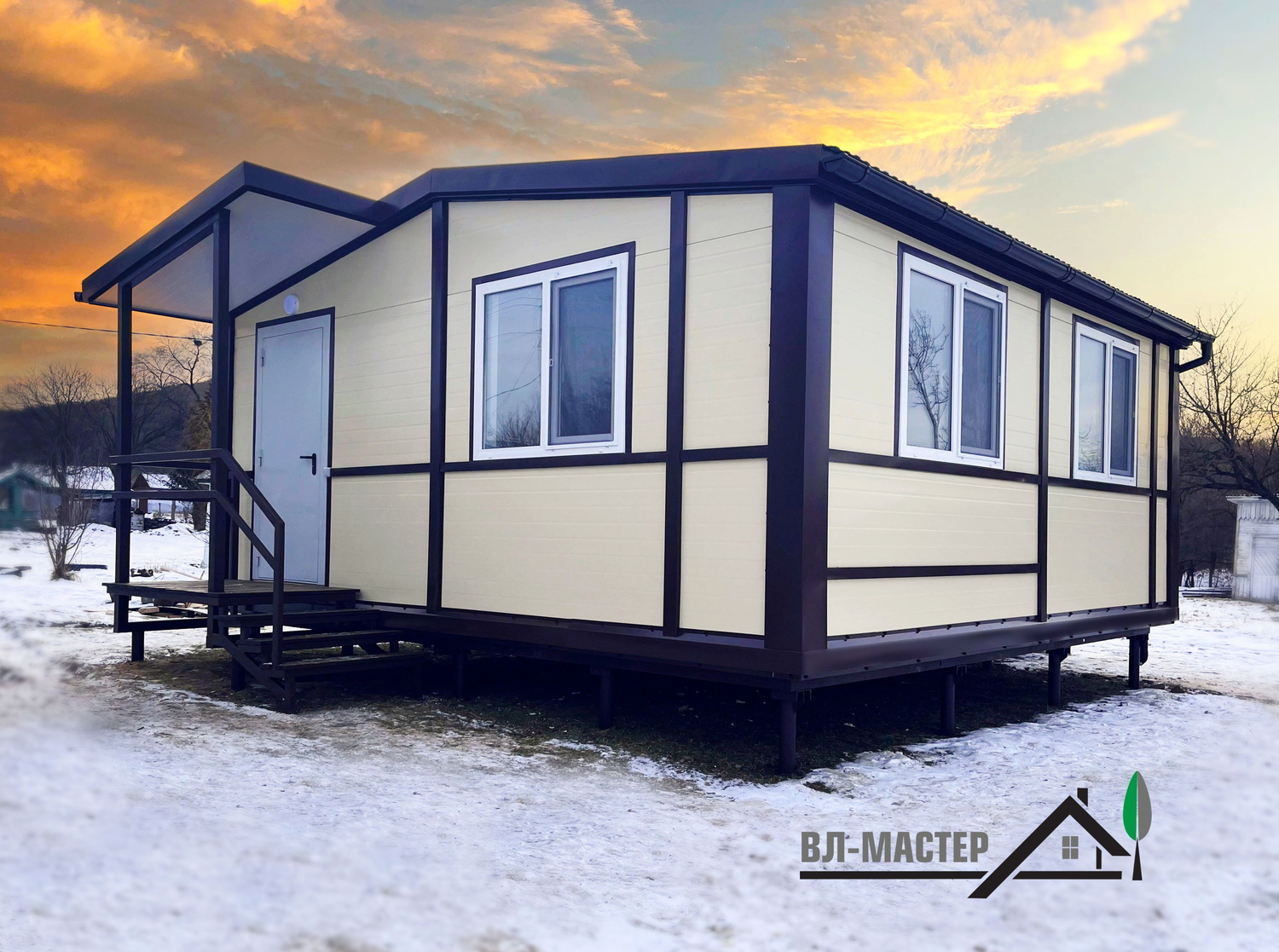 Жилой модуль 6.15х6.15м