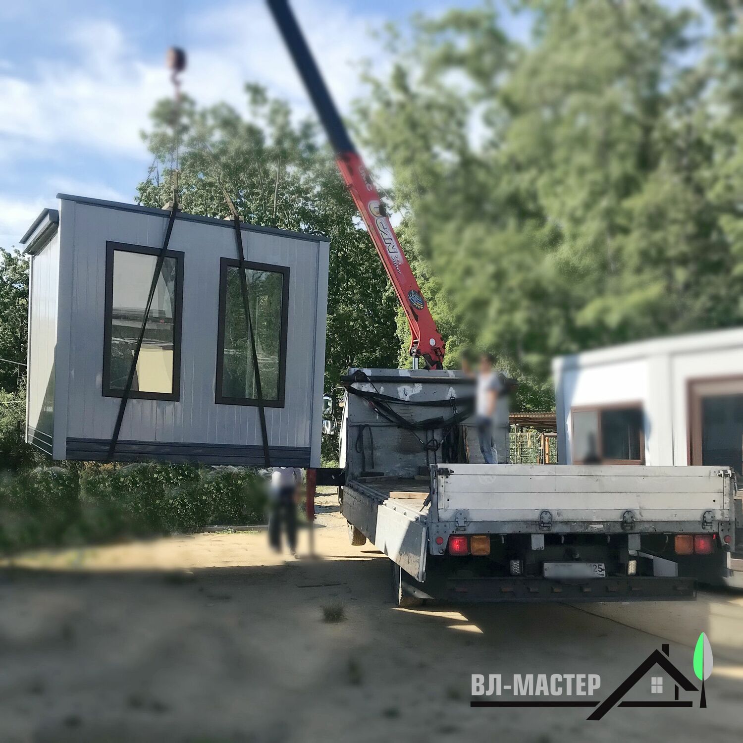 Офисный модуль с витражами 3.00х3.00м