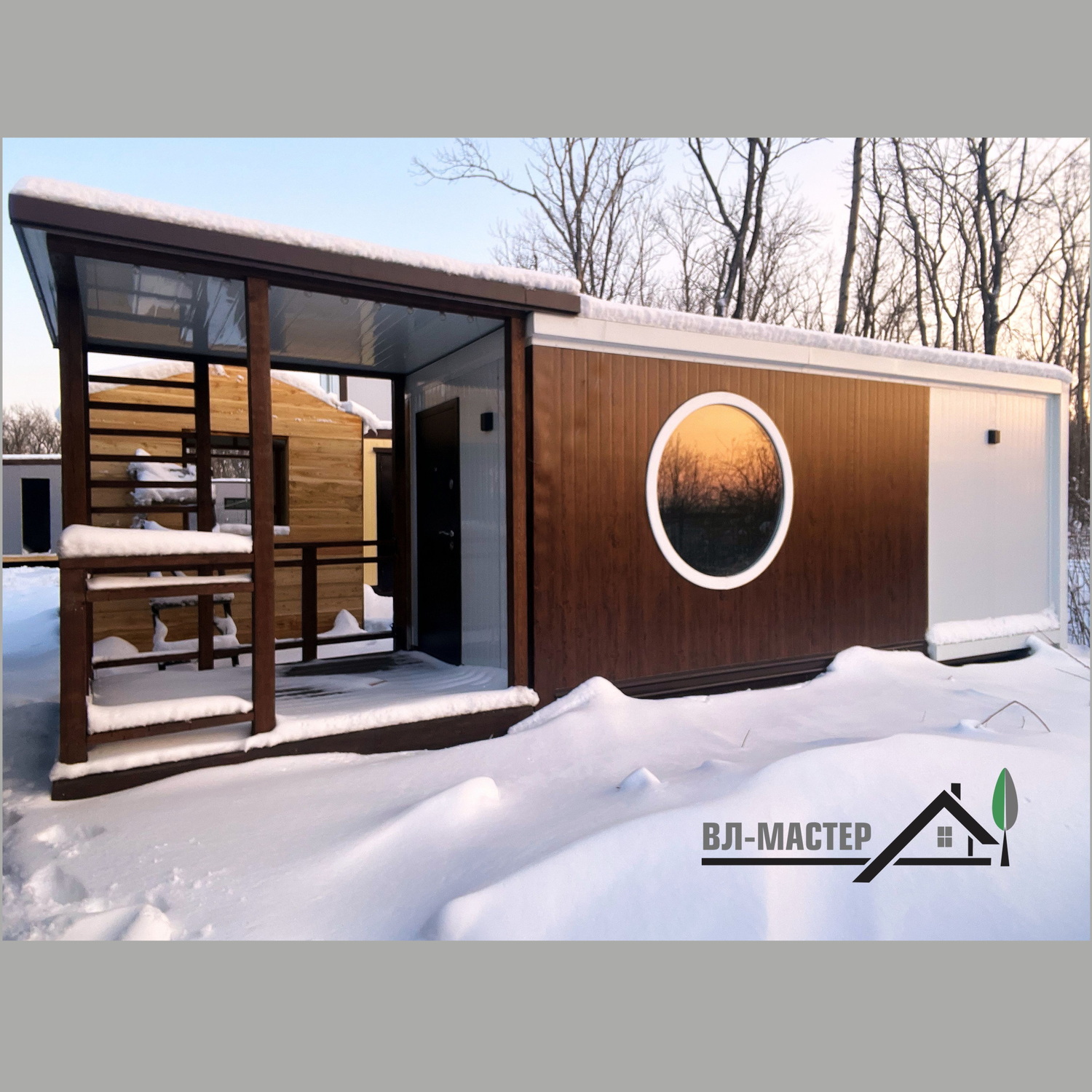 домик турбаза купить во Владивостоке модуль турбаза из сэндвич-панелей Владивосток купить domik vagonchiki bytovki Vladivostok