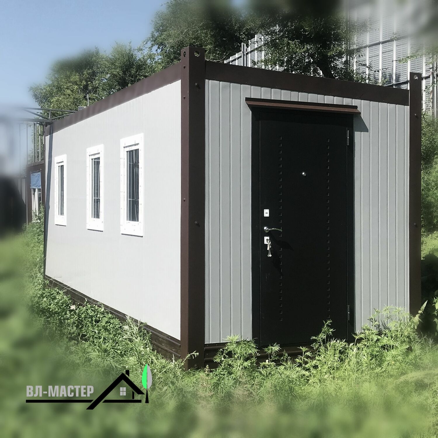 Модуль на комбинированном каркасе "Прорабская" 6.00х2.45