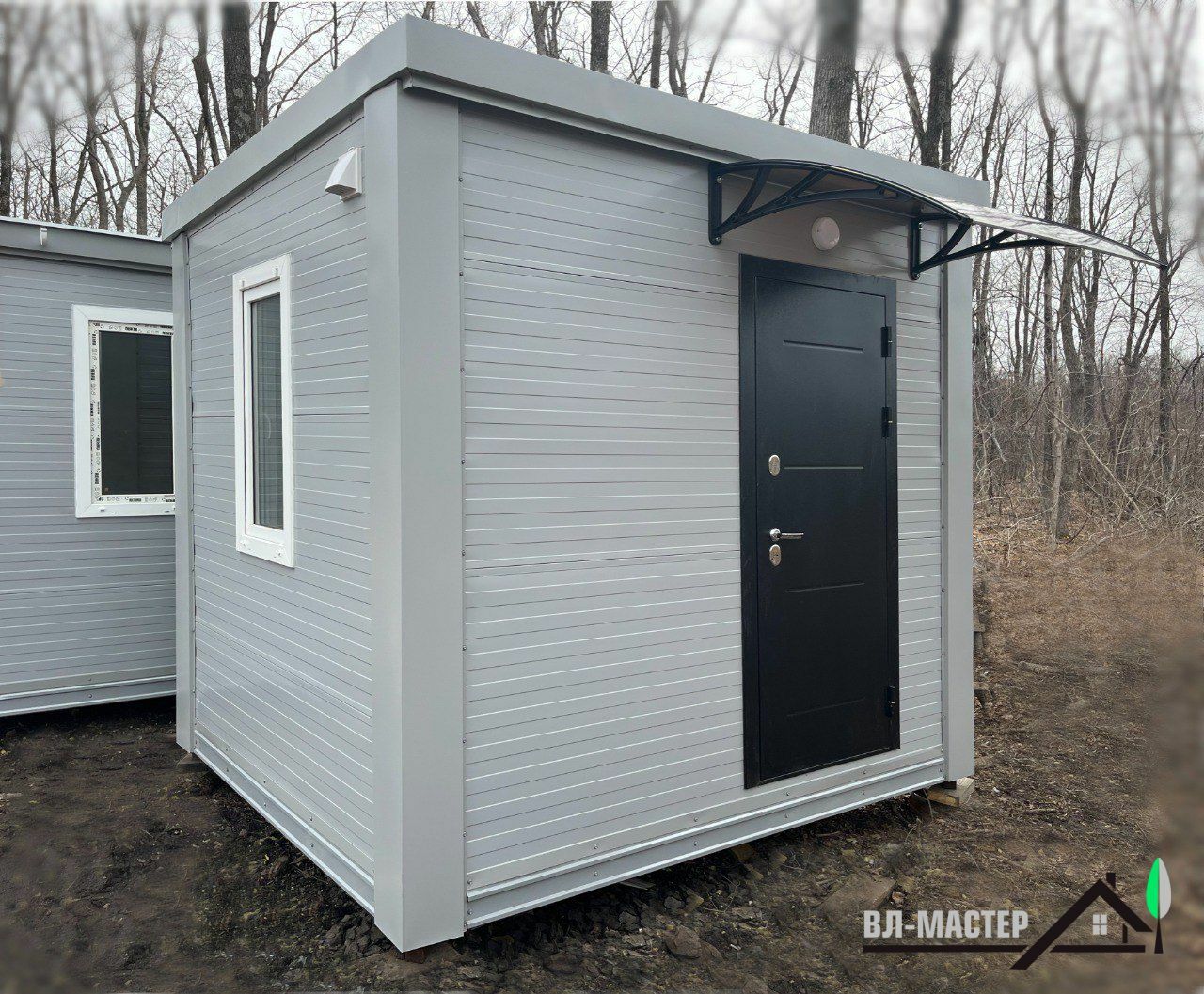 🔘 Пост охраны на металлокаркасе 3.00х2.50