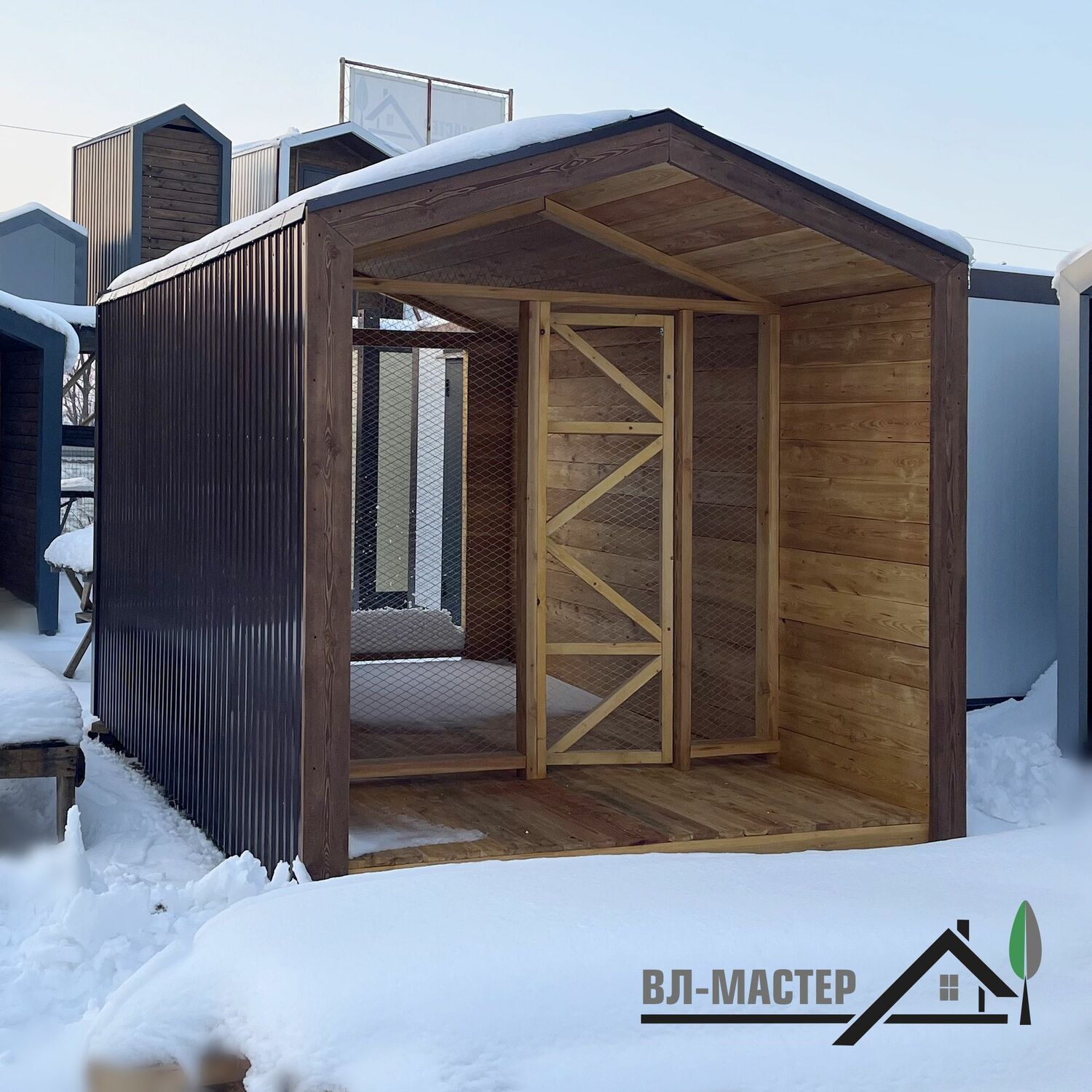 Вольер для собаки 4.00х2.45м